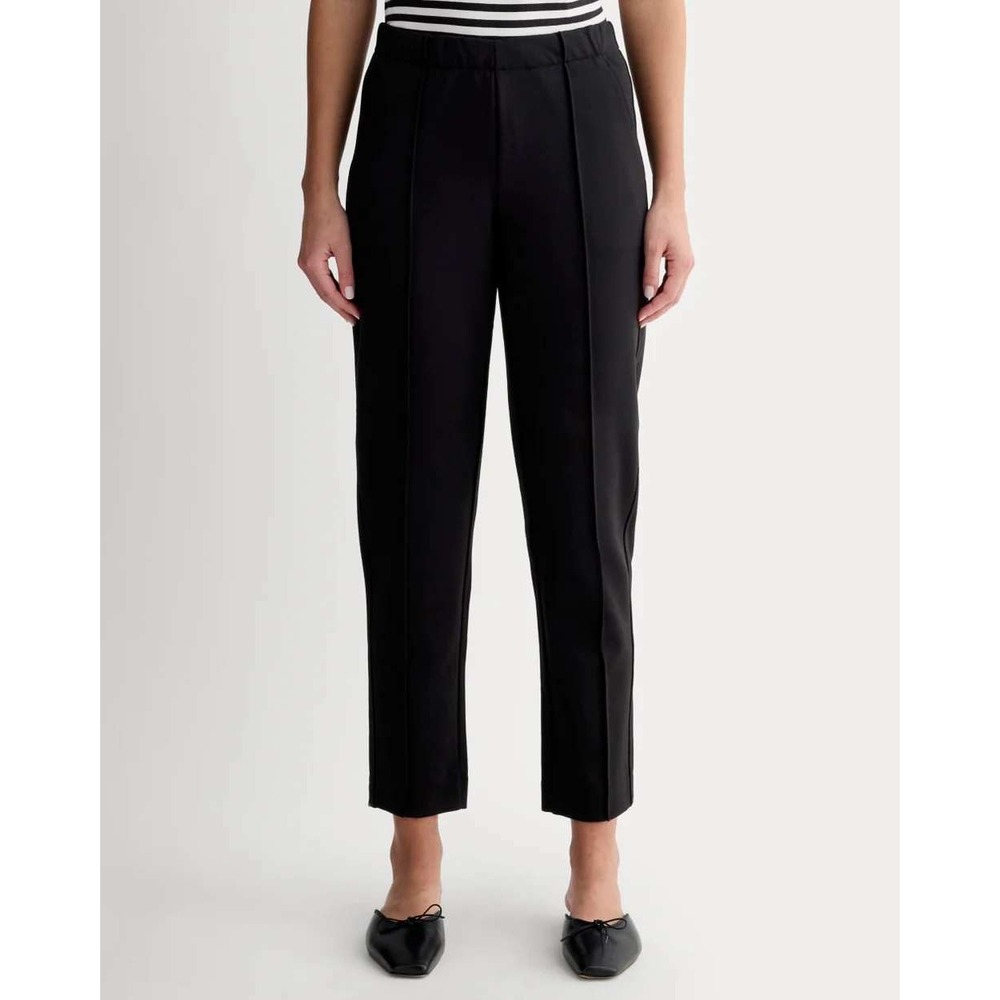 NWT Everlane The Dream Pant Black Tapered Elastic Waist Trouser Size S, $98